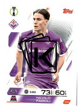 fotbalová kartička 2025-26 Topps Match Attax UCC 286 Nicolò Fagioli (ACF Fiorentina)