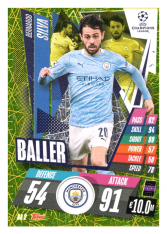 fotbalová kartička 2020-21 Topps Match Attax Champions League Extra Baller BA2 Bernardo Silva Manchester City