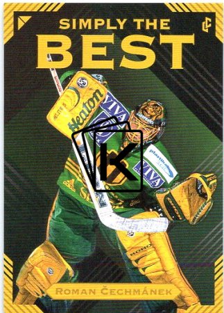 Legendary Cards Simply The Best 13 Roman Čechmánek 2000 HC Slovnaft Vsetín