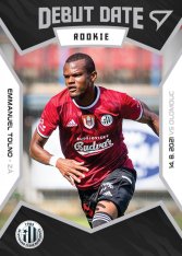 fotbalová kartička 2021-22 SportZoo Fortuna Liga Debut Date Rookie DR7 Emmanuel Tolno SK Dynamo České Budějovice