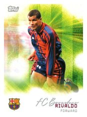 fotbalová kartička 2025-26 Topps Team set FC Barcelona Pitch Pursuits 35 Rivaldo