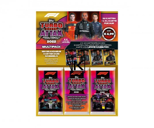 2022 Topps Turbo Attax Formule 1 Multipack Gold