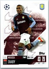 fotbalová kartička 2024-25 Topps Match Attax UEFA Club Competitions 7 Moussa Diaby (Aston Villa)