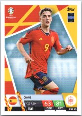 fotbalová karta Topps Match Attax EURO 2024 ESP10 Gavi (Spain)