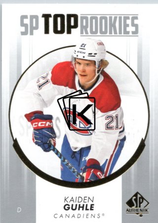 2022-23 Upper Deck SP Authentic SP Top Rookies TR-4 Kaiden Guhle - Montreal Canadiens
