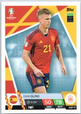 fotbalová karta Topps Match Attax EURO 2024 ESP17 Dani Olmo (Spain)