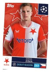 2025-26 Topps Champions League SK Slavia Praha 399 David Zima