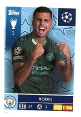 2025-26 Topps Champions League  Manchester City 307 Rodri
