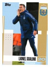 fotbalová kartička 2024-25 Topps Argentina Team Set 25 Lionel Scaloni