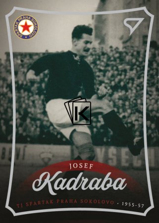 fotbalová kartička 2023 Sportzoo Dekády N-004 JOSEF KADRABA TJ SPARTAK PRAHA SOKOLOVO
