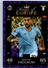 Fotbalová kartička 2024-25 Topps Match Attax EXTRA UEFA Club Competitions Kings of Europe 268.  Mattia Zaccagni (SS Lazio)