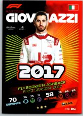 2021 Topps Formule 1 Turbo Attax Rookie Flashback 178 Antonio Giovinazzi Alfa Romeo