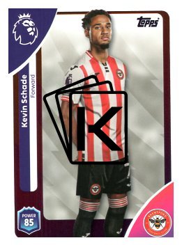 fotbalová kartička 2025-26 Topps  Premier League 65 Kevin Schade (Brentford)