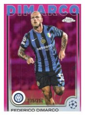 fotbalová kartička 2024-25 Topps Chrome 129 - Federico Dimarco limit 235/250