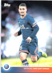 Fotbalová kartička Topps 2021-22 PSG Team Set 9 Marco Verratti