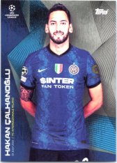 fotbalová kartička 2021 Topps Summer Signings Hakan Calhanoglu Inter Milan