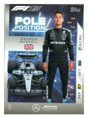 2025 Topps Turbo Attax F1 Mercedes AMG Pole Position  121 George Russell