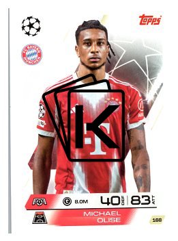 fotbalová kartička 2025-26 Topps Match Attax UCC 168 Michael Olise (FC Bayern München)