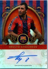 2023-24 Topps FC Barcelona team set Vintage Barca VB-HS Hristo Stoichkov Auto 13/25