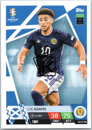 fotbalová karta Topps Match Attax EURO 2024 SCO18 Ché Adams (Scotland)