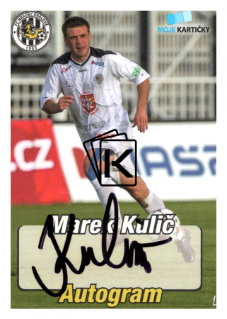 podepsaná fotbalová kartička 2014 MK FC Hradec Králové A11 Marek Kulič