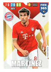 Fotbalová kartička Panini Adrenalyn XL FIFA 365 - 2020 Team Mate 183 Javi Martinez Bayern Mnichov