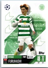 fotbalová kartička 2024-25 Topps Match Attax UEFA Club Competitions 377 Kyogo Furuhashi (Celtic FC)