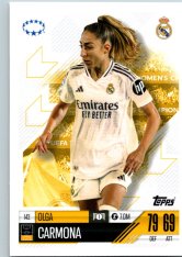 Fotbalová kartička 2024-25 Topps Match Attax EXTRA UEFA Club Competitions UWCL Cards 142.  Olga Carmona (Real Madrid CF)