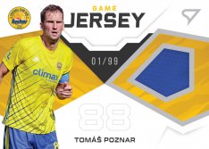 fotbalová kartička 2021-22 SportZoo Fortuna Game Jersey GJ-TP Tomáš Poznar FC Fastav Zlín