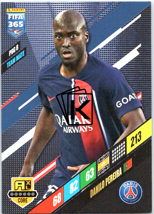 Fotbalov Karta Panini Fifa Adrenalyn Xl Psg Danilo Pereira Paris Saint Germain Team