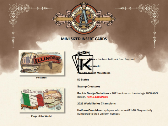 2024 Topps Allen & Ginter Baseball Hobby Balíček