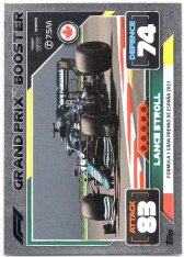 2022 Topps Formule 1Turbo Attax F1 Grand Prix Booster Cards 319 Lance Stroll (Aston Martin)