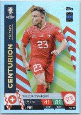 fotbalová karta Topps Match Attax EURO 2024 Centurion CC11 Xherdan Shaqiri (Switzerland)
