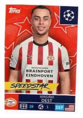 2025-26 Topps Champions League PSV Eindhoven 372 Sergino Dest