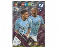 Fotbalová kartička Panini FIFA 365 – 2019 Club&Country 343 Manchester City Walker Sterling