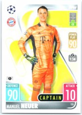 fotbalová kartička 2021-22 Topps Match Attax UEFA Champions 155 Manuel Neuer Captain FC Bayern Munchen