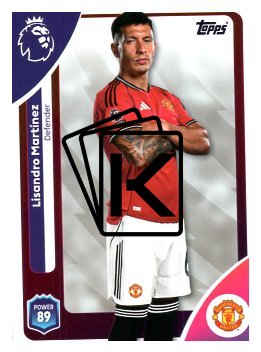 fotbalová kartička 2025-26 Topps  Premier League 203 Lisandro Martínez (Manchester United)