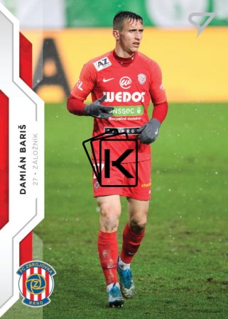 fotbalová kartička SportZoo 2020-21 Fortuna Liga Serie 2 řadová karta 294 Damián Bariš FC Zbrojovka Brno