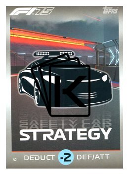 2025 Topps Turbo Attax F1 Strategy Card 6	Safety Car
