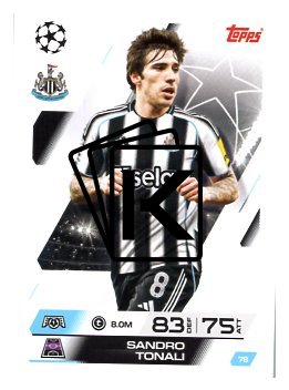 fotbalová kartička 2025-26 Topps Match Attax UCC 78 Sandro Tonali (Newcastle United)