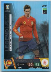 fotbalová karta Topps Match Attax EURO 2024 Legend Signature Style LSS18 Fernando Torres (Spain)