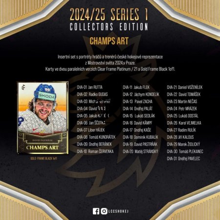 2024 25 Legendary Cards Český Hokej - Series 1 Collectors Edition Case ( 6 boxů)
