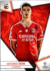 Fotbalová kartička 2023-24 Topps Superstars UEFA Club Competitions 151 António Silva (SL Benfica)