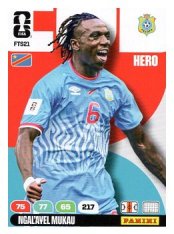 fotbalová kartička World Cup 2026 Adrenalyn XL  FTS21.  Ngal'ayel Mukau (Congo DR)