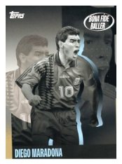 fotbalová kartička 2024-25 Topps Argentina Bona Fide Baller 49 Diego Maradona