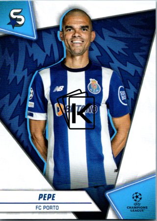 Fotbalová kartička 2023-24 Topps Superstars UEFA Club Competitions 68 Pepe (FC Porto)