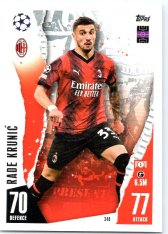 Fotbalová kartička 2023-24 Topps Match Attax UEFA Club Competitions 348 Rade Krunić AC Milan