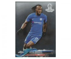Fotbalová kartička Topps Chrome 2017-18 Champions League 36 Victor Moses – Chelsea FC