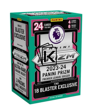 2023-24 Panini Prizm Premier League Blaster Box Blue Mosaic