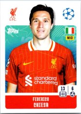 2024-25 Topps Champions League 267 Federico Chiesa (Liverpool)